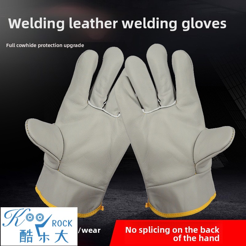Cowhide Welding Gloves - Short - огляд і ціна Heat Resistant Glove