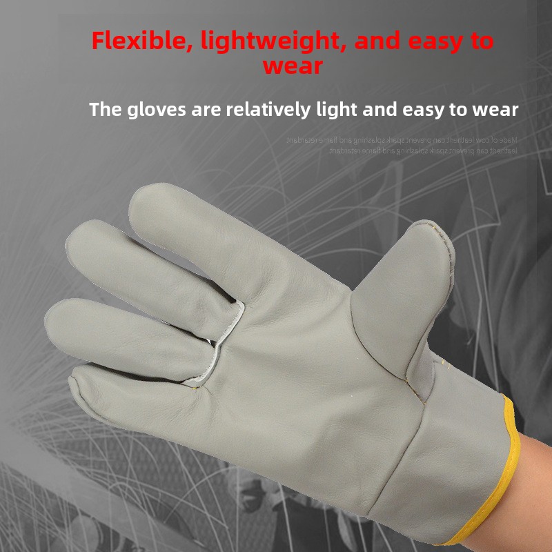 Cowhide Welding Gloves - Short - огляд і ціна Heat Resistant Glove
