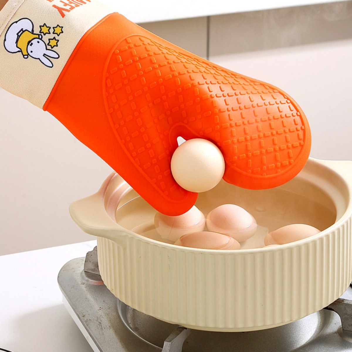 Cute Miffy Rabbit Silicone Hea - огляд і ціна Oven Mitt Silicone
