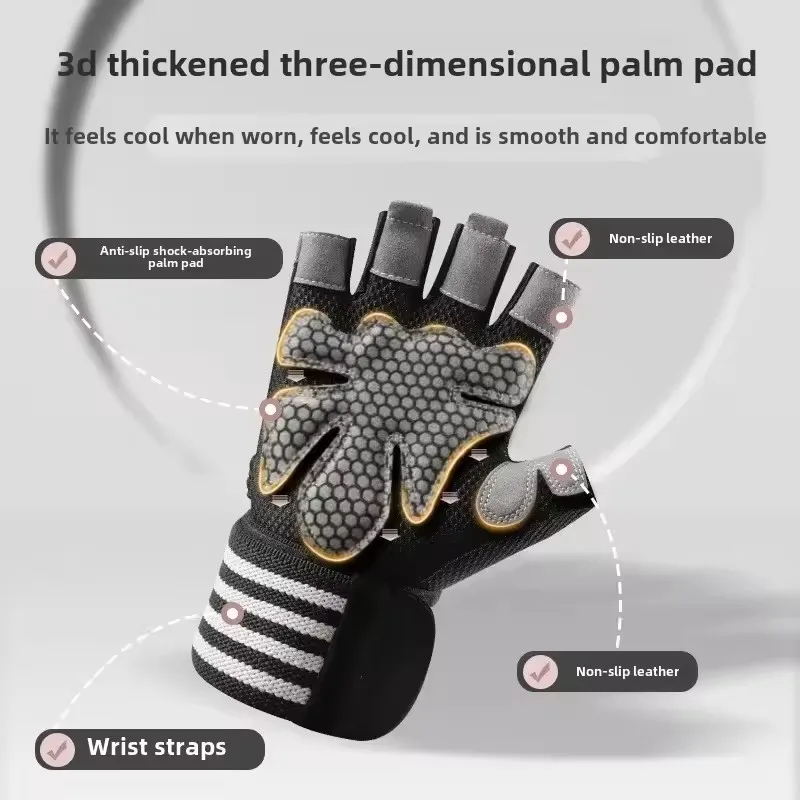 Weight Lifting Gloves Wrist Su - огляд і ціна Workout Glove Gym