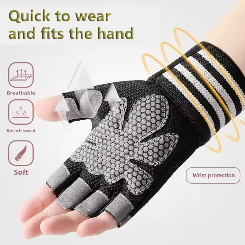 Weight Lifting Gloves Wrist Su - огляд і ціна Workout Glove Gym