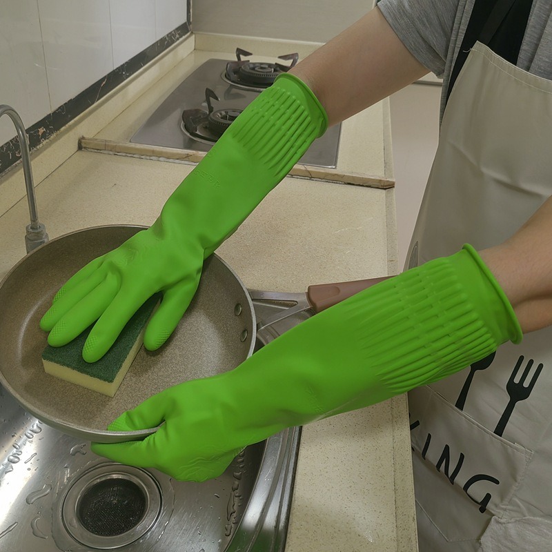 1Pair Lengthen Dishwashing Cle - огляд і ціна Rubber Glove Cleaning