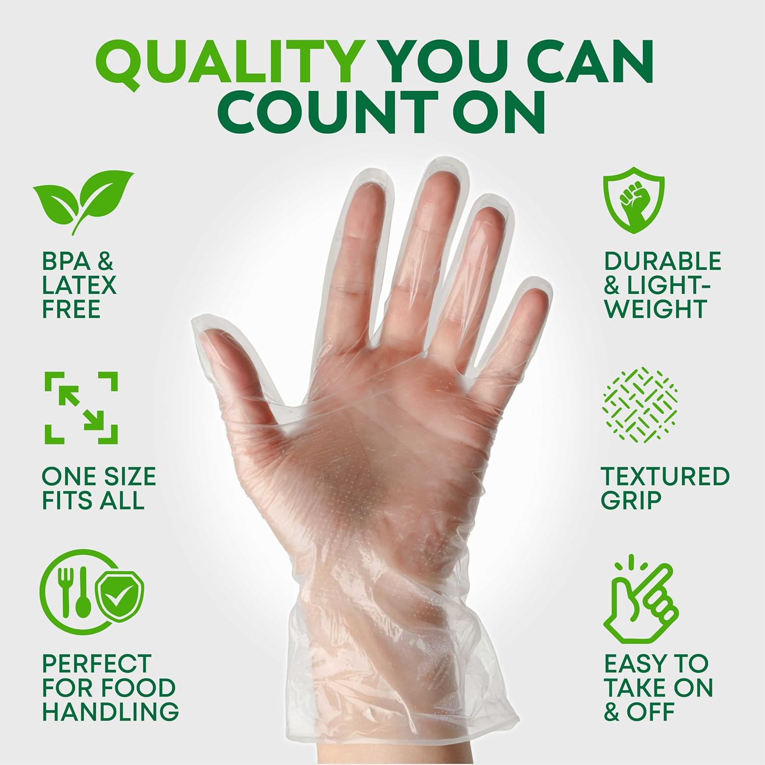 Keppi 600 Pack Disposable Food - огляд і ціна Latex Disposable Glove