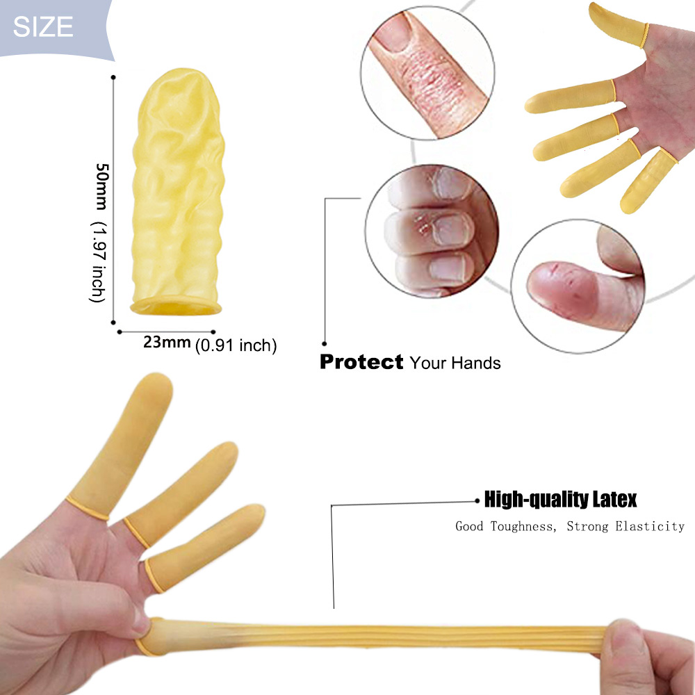 100pcs Disposable Latex Finger - огляд і ціна Latex Disposable Glove
